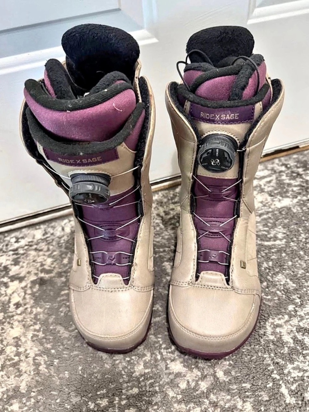 Ride Sage BOA Snowboard Boots Size 7